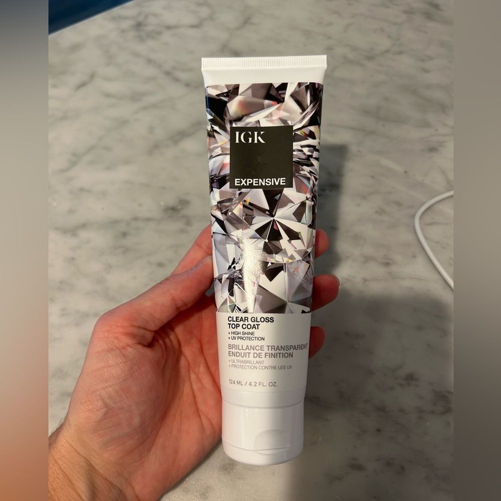 IGK Expensive Clear Gloss Top Coat
New